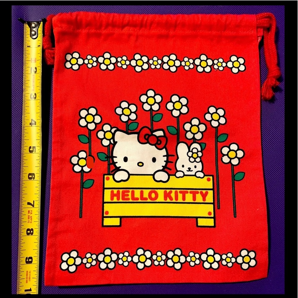 NWOT vintage Sanrio hello kitty drawstring